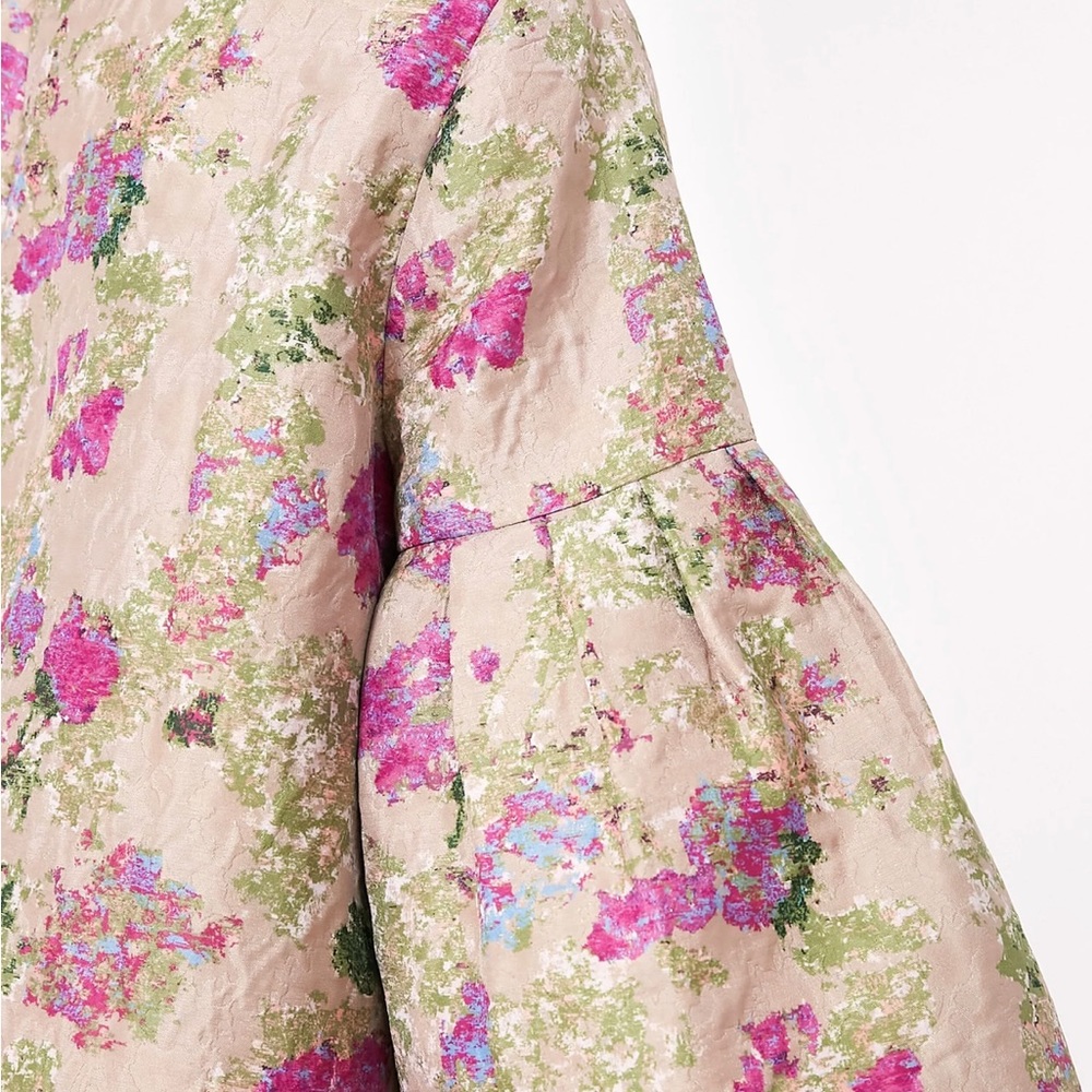 Tuckernuck Floral Blouse - Pink and Green - Picture 4 of 11